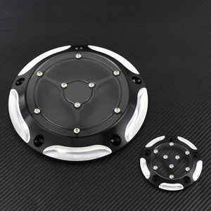 5 Hole Timing Timer Derby Cover Fit For Harley Road King Softail Dyna FLHR FLTFB - Foto 1 di 5