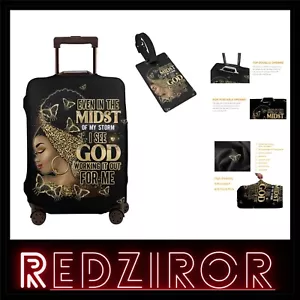 Elastic Luggage Protector with Concealed Zipper – Protect and Personalize - Picture 1 of 10