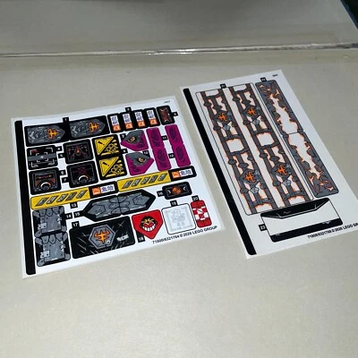 New Lego Monkie Kid Original Unused Sticker Sheet from Flaming Foundry Set 80016 - Image 1 of 3