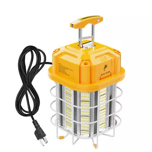 80W LED Temporary Work Light 5000K 11200Lm Led High Bay Construction Lights ETL - Picture 1 of 12