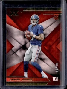 DANIEL JONES🔥🏈LUCKY #7/99 = 1/1 ROOKIE ORANGE📈🌟2019 PANINI XR #102 RC GIANTS - Foto 1 di 4