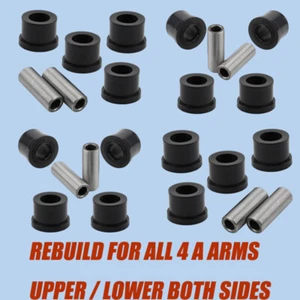 4 Front Upper Lower A-arm Bushing Shaft For Yamaha YFM350 450 700 Grizzly Kodiak - Picture 1 of 13