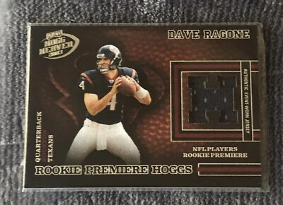 2003 Playoff Hogg Heaven Rookie Premiere Hoggs /750 Dave Ragone #220 Rookie RC - Image 1 of 3