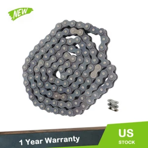 #80 Catena a rulli in acciaio inox x 10 piedi collegamenti gratuiti 1 connettore nuovo - Foto 1 di 10