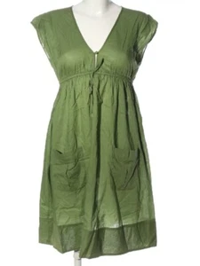 Sommerkleid Gr. 38 grün mit Taschen 🍃 cottagecore Empire-Linie - Bild 1 von 3
