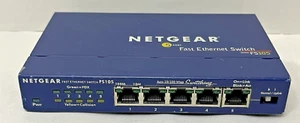 Netgear ProSafe FS105 5-Port 10/100 Fast Ethernet Switch UNTESTED - PARTS ONLY - Picture 1 of 10