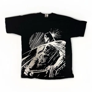 Vintage Batman T Shirt 1997 DC Comics Frank Miller Mega Print Black and White XL - Picture 1 of 8