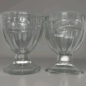 Ed Debevic's World's Smallest Sundae Ice Cream Dessert Egg Cup Shot Glass (2) - Picture 1 of 1