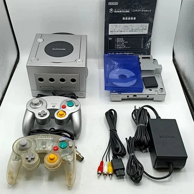 Nintendo GameCube DOL101 Enjoy+ Pack Game Boy Player Startup Disc Controllers - Photo 1/4