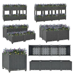 Hochbeet Stecksystem Pflanzbeet Gemüsebeet Beet Pflanzkasten Blumenbeet - Bild 1 von 112