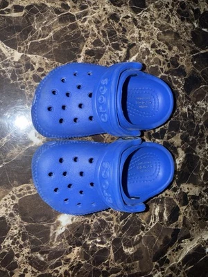 Crocs Unisex Toddler Clog Size C5 Blue - Image 1 of 3