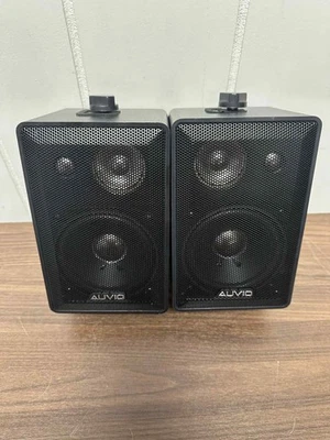 Par de altavoces Auvio 100 vatios 3 vías 4 pulgadas negro 4000016 muy bueno Foto 1 de 4