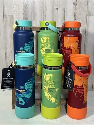 Juego de 6 botellas de agua Hydro Flask 2021 edición limitada Trail Series senderismo Foto 1 de 4