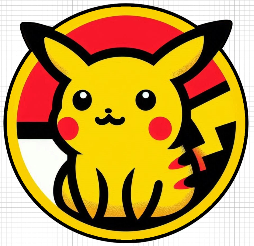 10x 6x 2x Pegatinas Pikachu Holográficas Patín Celular Portátil Pokemon Nintendo Ball Foto 1 de 1