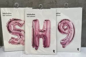 6 New Foil Ballon From Denmark Brand “Flying Tiger” - S, E, T, H, 9 & Elephant - Picture 1 of 3
