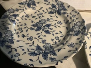 Royal Tudor 7" Bouquet Grindley of Stoke Salad Dishwasher Micro Safe Lot of 2 - Picture 1 of 6