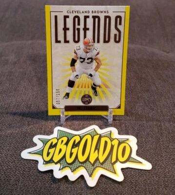 2020 Panini Legacy Football Legends Joe Thomas Yellow #'d/150 - Image 1 of 3