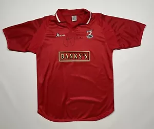 VINTAGE FC WALSALL 2001 2002 HOME JERSEY SHIRT SOCCER FOOTBALL SIGNED - Bild 1 von 12