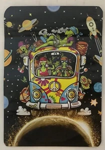 200 2 Mil Alien Hippie Druckverschluss Typ wiederverschließbare Beutel für Schmuck Leckereien etc. - Bild 1 von 8