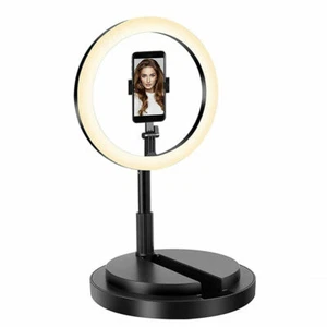 Aro de luz LED con disparador Bluetooth Anillo luz con trípode para smartphone - Imagen 1 de 8