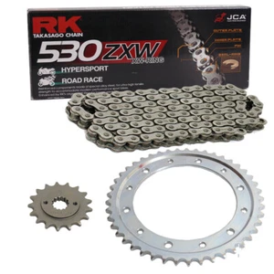 Chain Set Triumph Tiger 900 93-98 Chain RK 530 Zxw 114 Open 18/48 - Picture 1 of 4