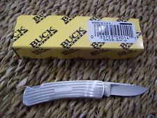 PROTOTYPE SAMPLE BUCK KNIFE 525 SANDSTONE/.925 STERLING/ Never Used 1996/ 1 of 1