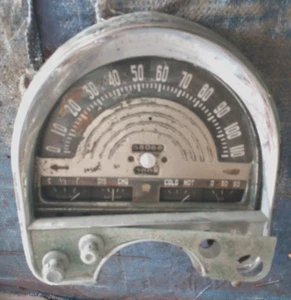 ++ 1948 Cadillac Instrument Cluster - Good For Parts - Working Cond. Unknown - Picture 1 of 14