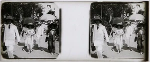 Vietnam.Indochine.Mytho.Mỹ Tho.Réception Gouverneur Génér.Vue stereo sur verre.8 - Picture 1 of 2