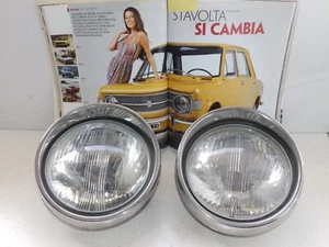 FIAT 128 BERLINA DEL 69 FARI DX E SX  ORIGINALI CARELLO/ SIEM - Imagen 1 de 4