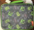 Minecraft Creeper All Over Print Thermos Insulated Lunch Bag Box Green Black New