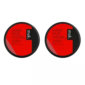 (2X) MUK Hard Muk Haarstyling Schlamm Wachs-Brutal Halt (95g) - Bild 1 von 1