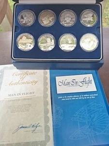 Man In Flight Full 16 Coin Collection - 1996 Fleetwood - Cupronickel - Mint - Bild 1 von 4