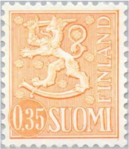 Finland #Mi746I MNH 1974 Lion Arms Hammerstein Jansson WIFAG [461A] Cover