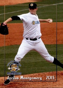2015 Charleston RiverDogs Grandstand #26 Jordan Montgomery Sumter South Carolina