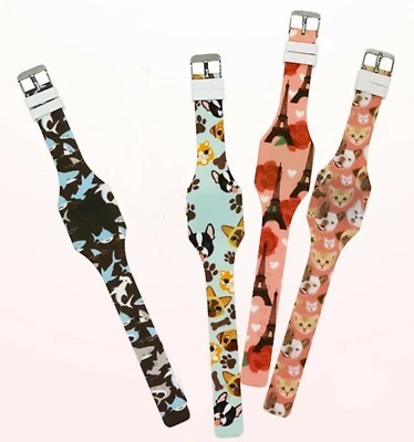 Women Girl Boy Children Teen LED Digital Jelly Silicone Band LED Wrist Watch  - Image 1 of 4