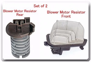 2 Pcs Blower Motor Resistor Front & Rear Fits: MDX 2001-2006 Pilot 2003-2008 - Picture 1 of 11