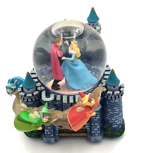 Globo musicale Disney La bella addormentata Aurora Once Upon a Dream Castle - Foto 1 di 11