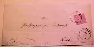 GERMANY NORTH TURNED HUNGEN 1871-BOTH SIDES CAT 150M EACH (=$100.00) - Picture 1 of 2