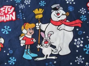 Scrub Top FROSTY THE SNOWMAN and friends Size 3 X with 3 Pockets - Picture 1 of 5