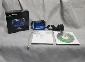 Fujifilm Finepix XP60 16.4mp Waterproof Shockproof Full HD Digital Camera Blue - Picture 1 of 11