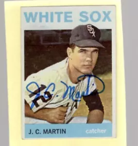Autographed J C Martin 1964 Topps White Sox #148 free shipping - Picture 1 of 1
