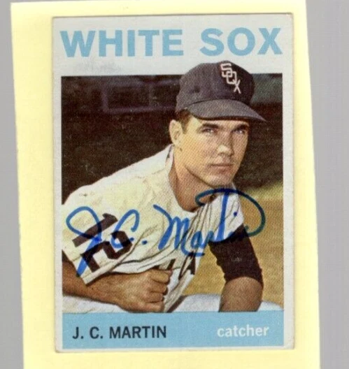 Autographed J C Martin 1964 Topps White Sox #148 free shipping - Image 1 of 1