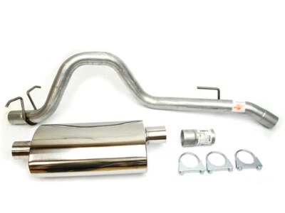 Sportauspuff 4.2-L. Edelstahl Topf mit Endrohr Auspuff Jeep Wrangler YJ 87-95 - Bild 1 von 4