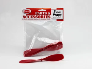 Guillow's 6" Red Plastic Propellers Red #118 - Picture 1 of 1