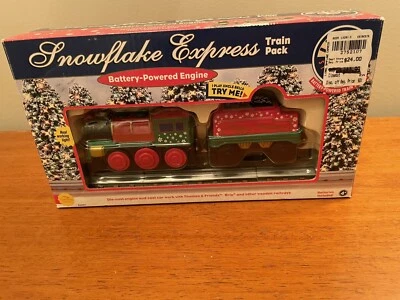Lionel Snowflake Express train pack, lighted. plays Jingle Bells. - Image 1 of 4
