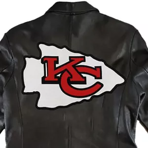 Camisa Chaqueta Parche Hierro Bordado Kansas City Chiefs Logo Talla 12.5"x8.0" - Imagen 1 de 11