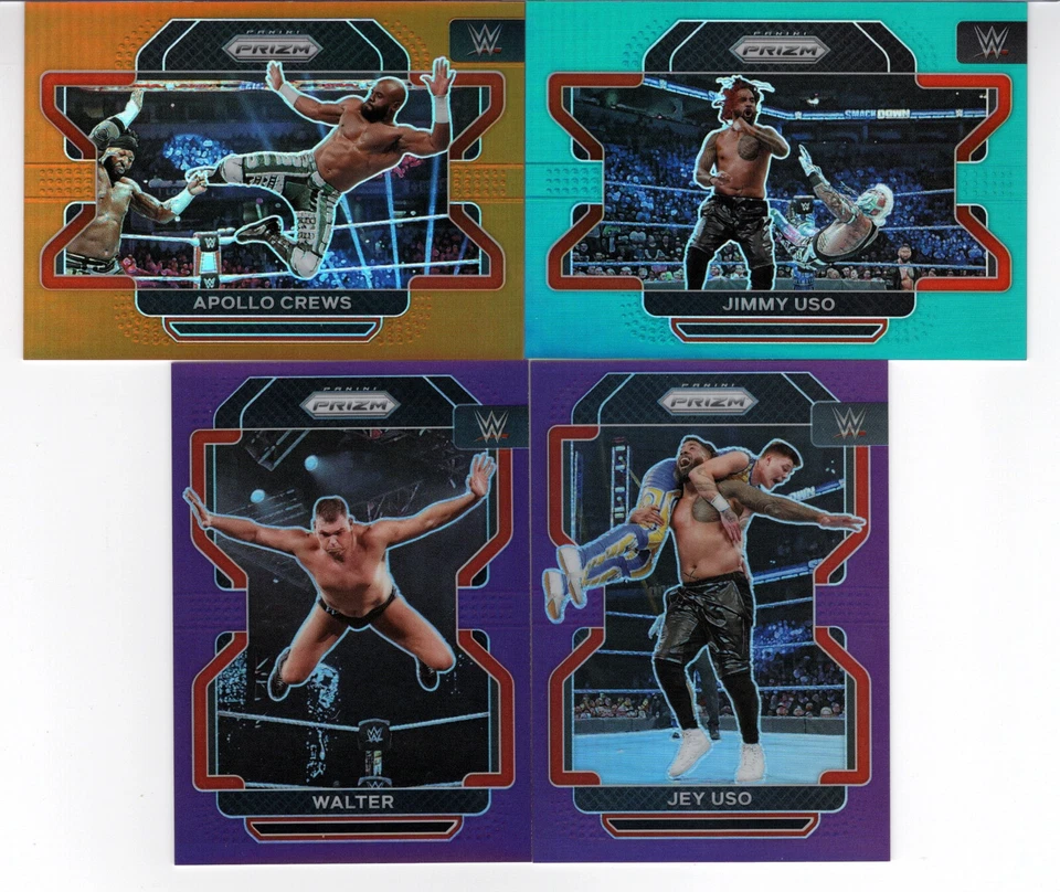 2022 Panini Prizm WWE Prizms Serial Numbered Parallels Pick Cards from list - Image 1 of 4