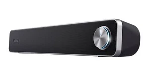 Trust Arys PC Soundbar, Speaker for Computer and Laptop, 12 W, USB Sound System, - Photo 1/10