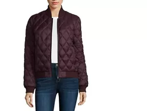 Women's ana Lightweight Bomber Jacket Color: Merlot Size: Small - MSRP $100 () - Picture 1 of 1