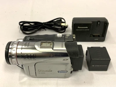 Panasonic NV-GS200 Digital Video Camera MiniDV Silver Optical Zoom 10x Used - Image 1 of 4